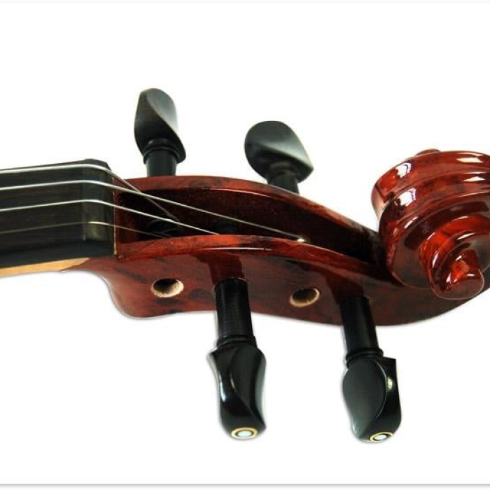 Kinglos KNG SDDS-1601 4/4 Elektro Keman Seti - Solid Body (Profesyonel) | Modern İskelet Tasarımı, Güçlü Sinyal Çıkışı ve Sahne Kullanımı İçin Minimize Edilmiş Gövde